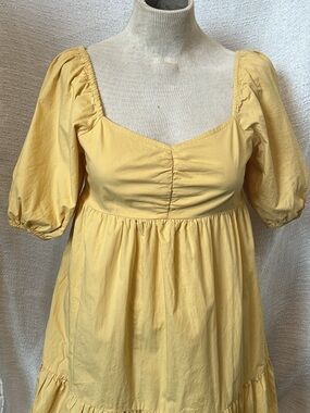 Billabong Yellow Smocked Sundress